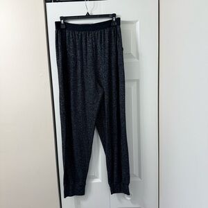 PINK Victoria's Secret Charcoal and Black Lounge Pants